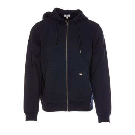 Woolrich, Zip-throughs Blauw, Heren, Maat:S