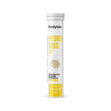 Bodylab Hydro Tabs Citrus 20 stk, Sport & Velvære, Protein & Energi, Elektrolytter