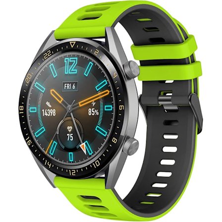 22mm Silikonersättningsarmband för Huawei Watch GT Active/GT2 46mm/GT2 Pro/Honor Watch Magic/Galaxy Watch 46mm/Gear S3/Galaxy watch 3 45mm