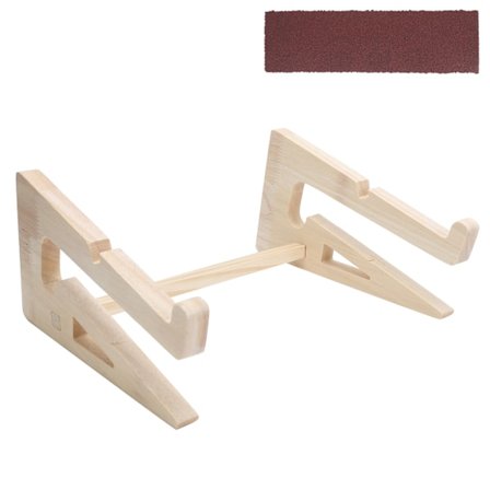 Bærbar stativ for bærbar PC i tre, bærbar stativholder for 13-17 tommers bærbar PC