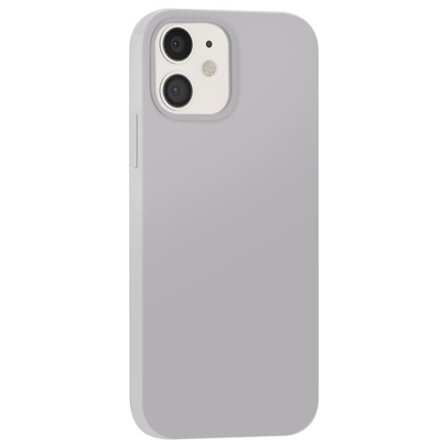 iPhone 12 / 12 Pro Color Skin TPU -suojakuori pehmeällä sisäpuolella Moxie Harmaa