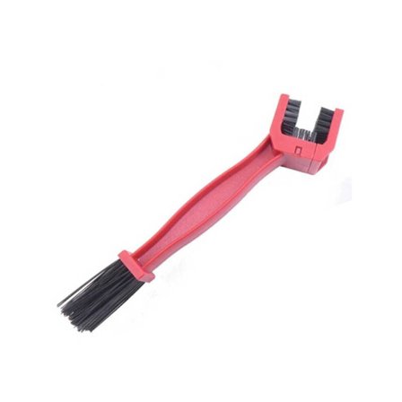 1 st CK bärbar cykel motorcykel växel kedjeborste rengöringsverktyg röd