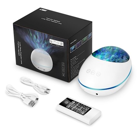 Marine fjernbetjent projektorlampe (batteri ikke inkluderet) hvid - 1 stk