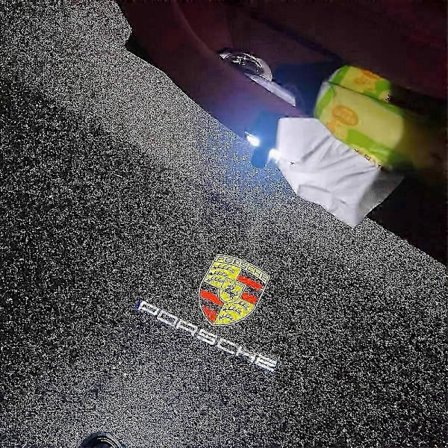 För Porsche Cayman Boxster Cayenne Macan 991 718 Led Logoprojektor Hd