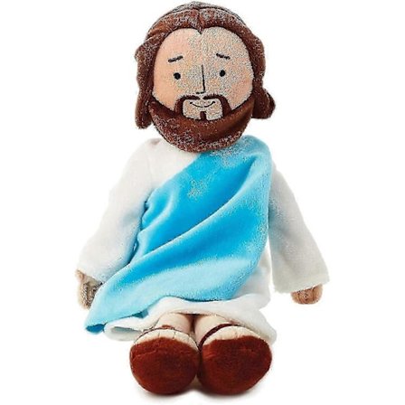 13-tommers Min Venn Jesus Plysj Klassisk Kristus Religiøs Frelser Jesus Utstoppet Plysjdukke Leker med Smil Religiøse Festgaver Gave til Gutter og 