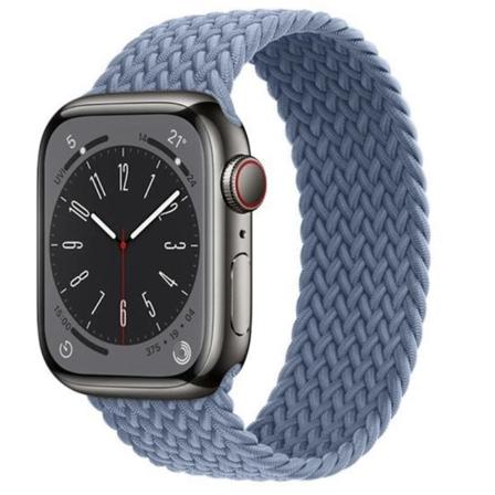 TG Elastisen Apple Watch -ranneke 42mm/44mm/45mm/49mm Vaaleansininen M