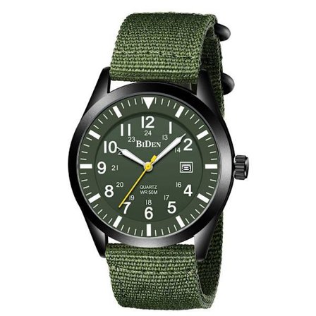 Herrklockor Militärklockor för män Analog Quartz Militär