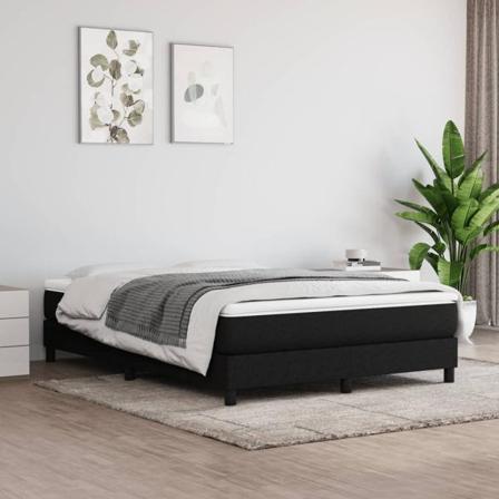 Vidaxl Pocketresårmadrass Svart 140x190x20 Cm Tyg Svart