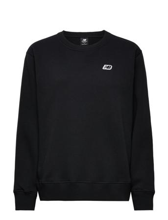Nb Small Logo Crew Sweat Sweat-shirt Genser Svart New Balance