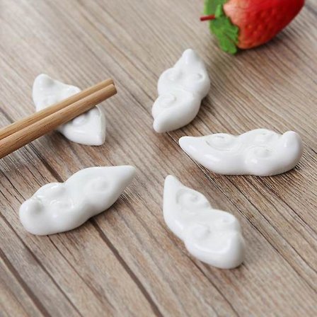 5 stk japansk keramisk spisepinneholder