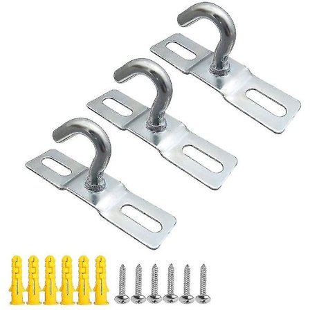 3 Stk. Loftkrog 68mm Lysekrone Krog