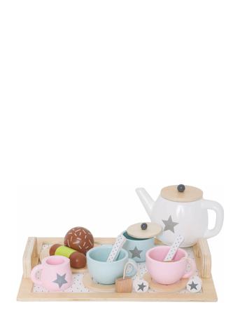 Afternoon Tea Toys Toy Kitchen & Accessories Coffee & Tee Sets Multi/mönstrad JaBaDaBaDo