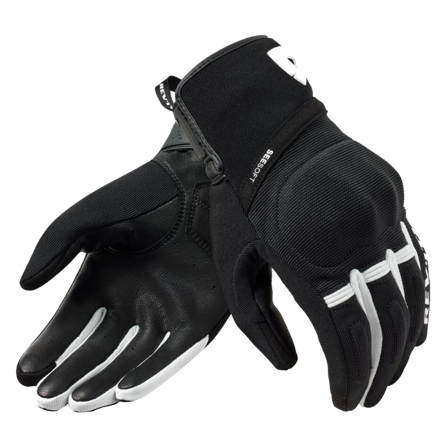 Motorradhandschuhe Rev'It! Mosca 2 Schwarz/Weiß M
