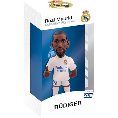Real Madrid Minix figur 12 cm Antonio Rudiger samleobjekt