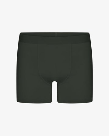Classic Organic Boxer Briefs - Hunter Green - Male - XS