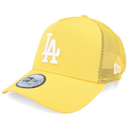 New Era - Amarillo trucker Gorra - Los Angeles Dodgers League Essential Yellow/White A-frame Trucker @ Hatstore
