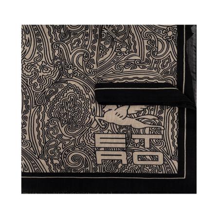 Etro, Paisley scarf Beżowy, Kobieta, Rozmiar: ONE Size