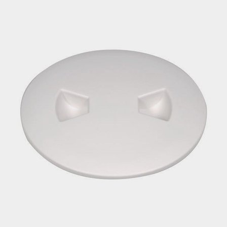 Inspektionsluge Nuova Rade Inspection Hatch, rund, Ø148/100 mm, med skrue låg, hvid