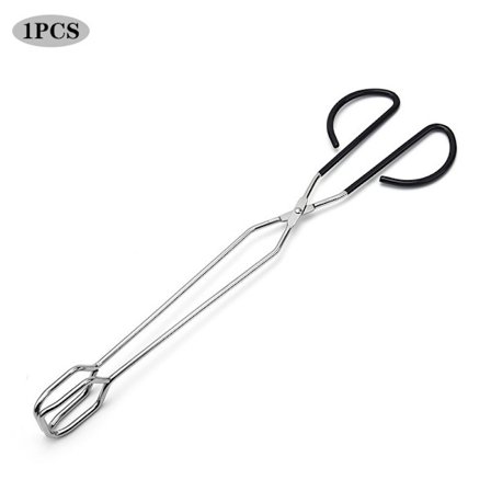 Extra lång saxpincett 41 cm Rostfritt stål Grillpincett Grilltång Matlagningsredskap Köksredskap B