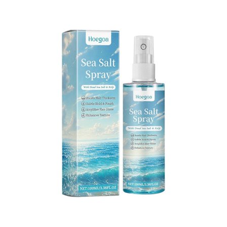 Hoegoa Havssalt Mikro-Lockar Styling Spray Hår Återfuktande Och Uppfriskande Lockar Styling Vård Långvarig Styling Spray