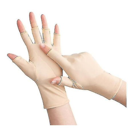 2 Par UV-Handskar för Gelnagellampa, UV-Skyddshandskar för Manikyr (FMY)