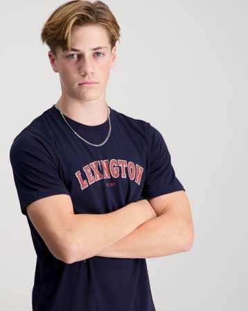 Lexington Noah Graphic Tee Blå T-skjorter Gutt - Kids Brand Store