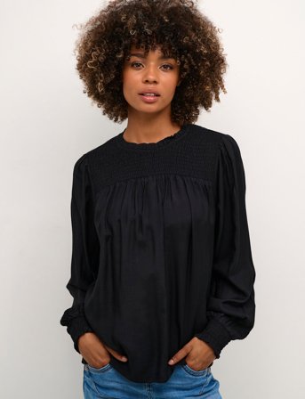 Cream Crrinni Smockblouse - Black - 40