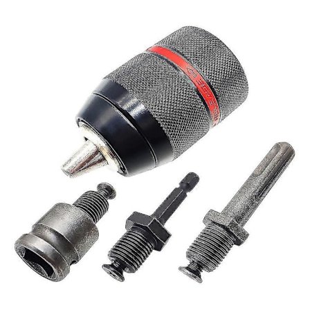 Metal Kraftig 1/2-20unf 13mm Nøglefri Borepatron Hex /sds/socket Firkantet Hun Adapter Hardware