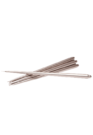 STOFF Nagel 6-pack Taper Candles By Ester & Erik Dekoration Silver 29x1,3
