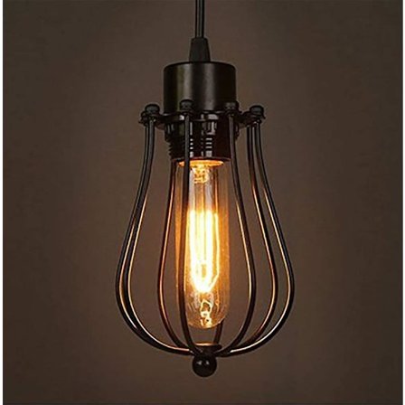 E27 Industriell Metall Hengelampe Industriell Bur Taklampe Armatur Metall Bur Hengelampe Vintage Stil Taklampe