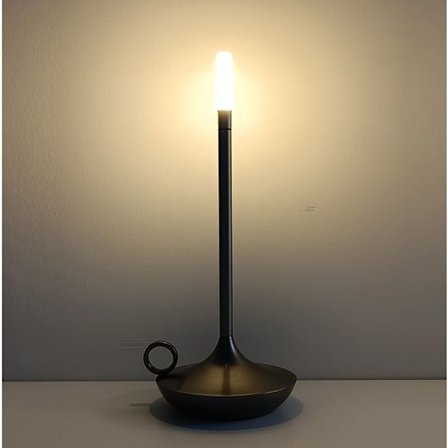 Langaton Aladdin-mustakynttilälamppu koristevaloksi