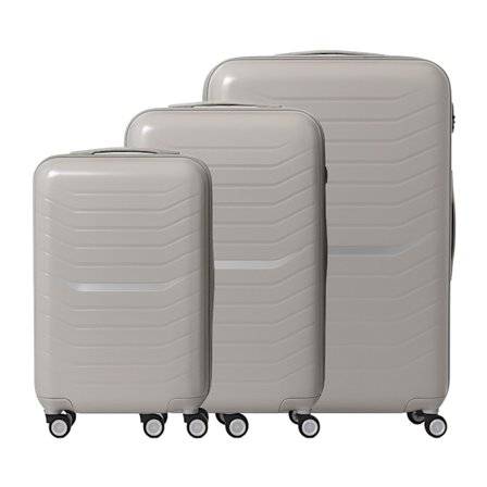 3-delat hårt bagageset med TSA-lås