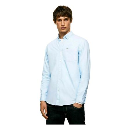 Pepe Jeans Casual Shirts Blå, Herre