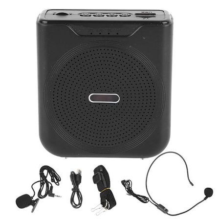 Oppladbar mini stemmeforsterker trådløs høy effekt bærbar midjebelteforsterker med headsetmikrofon for lærer
