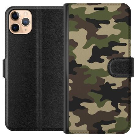 Apple iPhone 11 Pro Max Lommeboketui Skog kamuflasje
