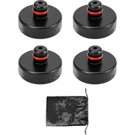 St. Lyftplatta med förvaringsväska, gummilyftplatta för Tesla Model 3 Model Y Model S, skydda bilramskenan-sfygv