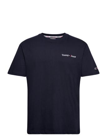 Tjm Clsc Linear Chest Tee T-shirts Short-sleeved Marineblå Tommy Jeans