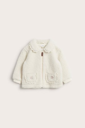 Newbie | Piléjacka med spets | Offwhite
