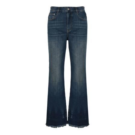 Stella McCartney, Flared Jeans Blauw, Dames, Maat:W29,elastaan