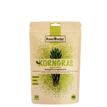 Rawpowder Ekologiskt Korngräs 200 g