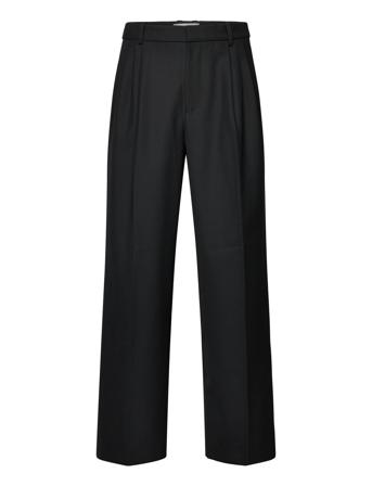 Lan Pleat Trousers Dressbukser Formelle Bukser Svart HOLZWEILER*Betinget Tilbud