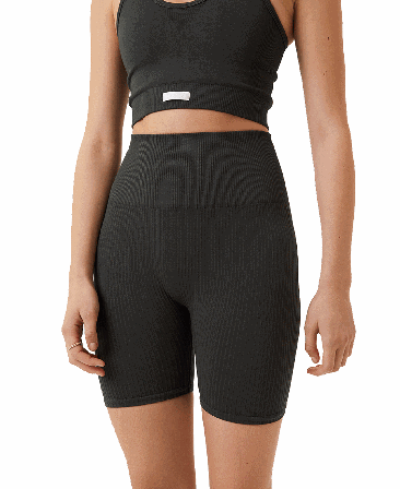 Björn Borg Studio Seamless Rib Shorts Peat