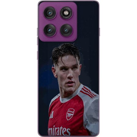 Kompatibelt Mobildeksel til Motorola Edge 60 Pro Pastellregnbue med hvite stjerner og myk fargeovergang i drømmende himmeldesign