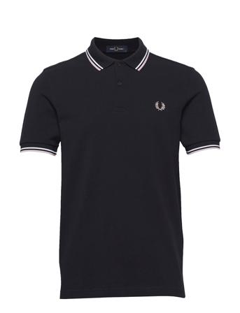 Twin Tipped Fp Shirt Polos Short-sleeved Blå Fred Perry