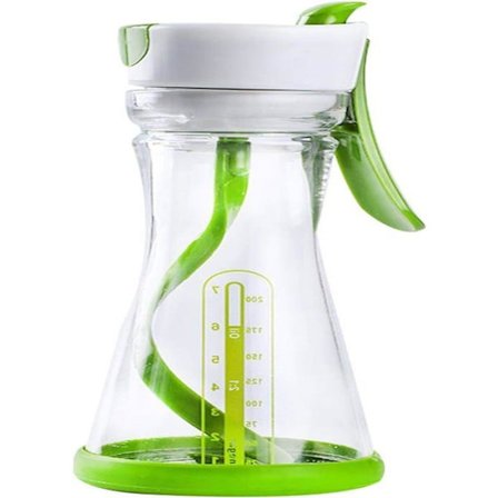 101-200 ml Glas Manuel Salatdressing Mixer, Mini Salatdressing Rører til Marinader