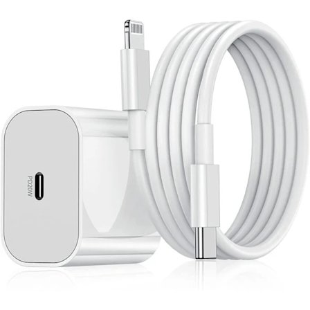 iPhone Snabbladdare USB-C 20W Strömadapter med 2m Kabel 1-Pack 1-Pack 1-Pack iPhone