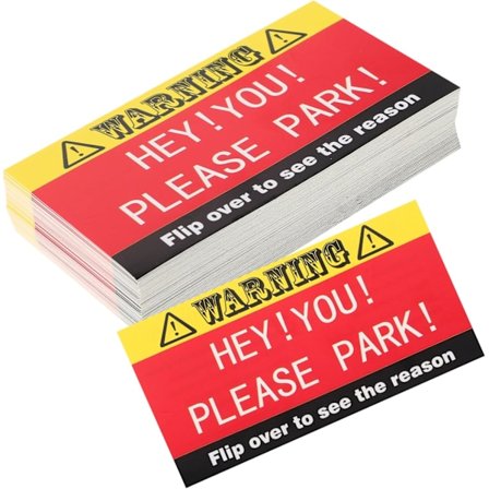 100 st Parkeringsböter Biljetter UK Bilparkeringskort Garage Parkeringshjälp Temporärt Parkeringskort
