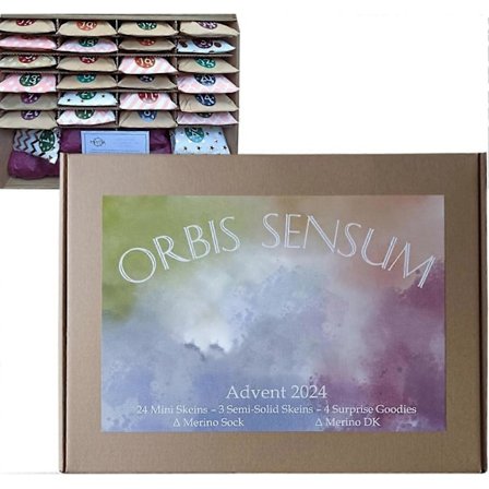 Ull Julekalender 2024, Garn Julekalender 2024, 2024 Hekle Julekalender, Julegarn Julekalender for Strikke Markører