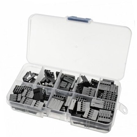 140 stk. Serie 2,54 mm Jumper-stik Kit 1P 2P 3P 4P 5P 2X4P 2X5P Stikkabel-stik Pin-stik