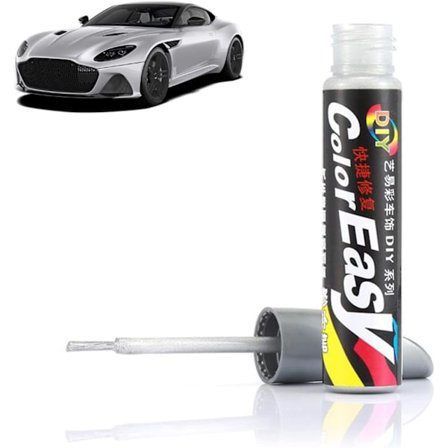 Biltouch-pen til biler, biltouch-pen, bilskrabereparator, bilskrabereparations-pen, biltouch-up, bilskrabereparations-pen, skrabereparation, sølv